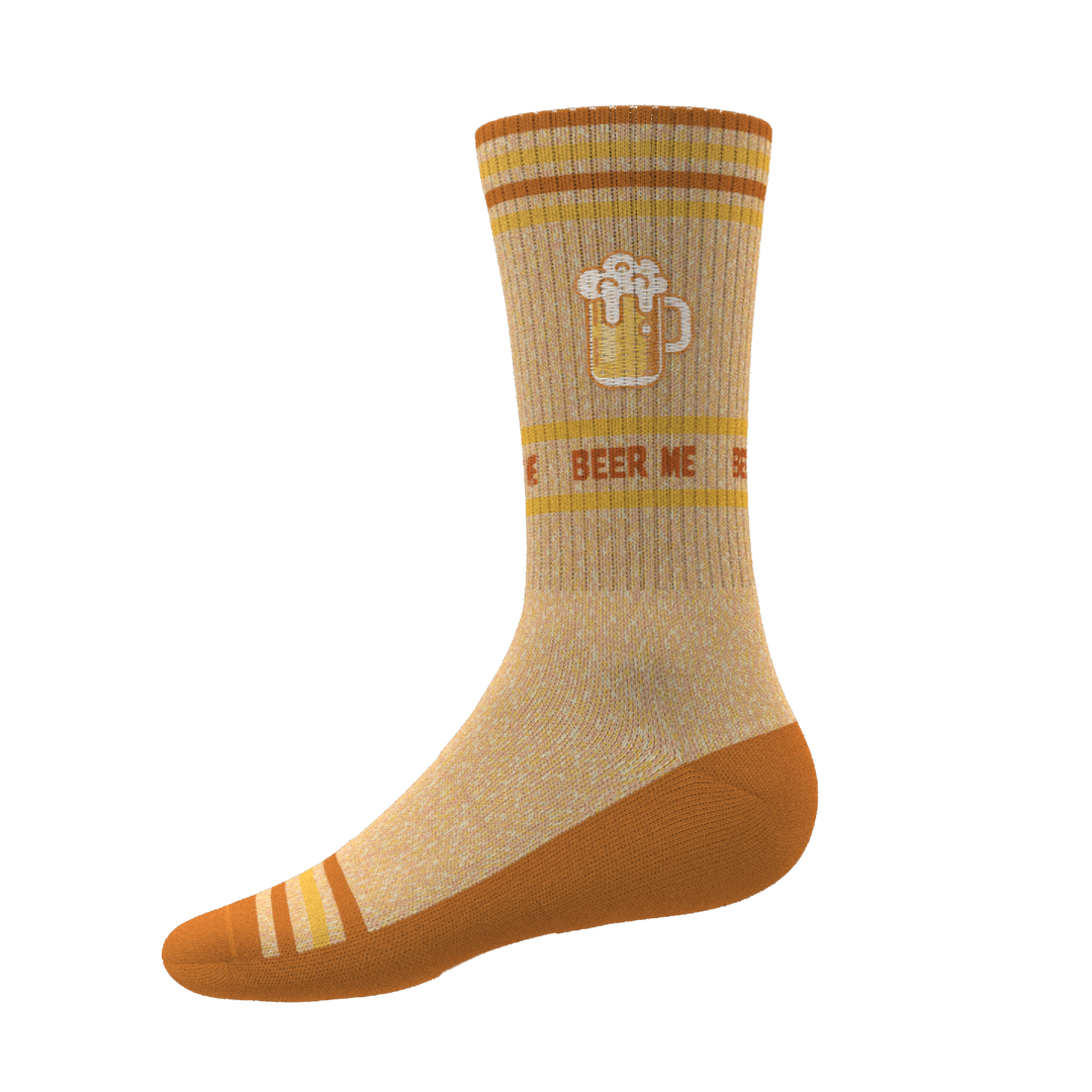 The Barley Pop | Beer Heel Hammock™ Crew Socks