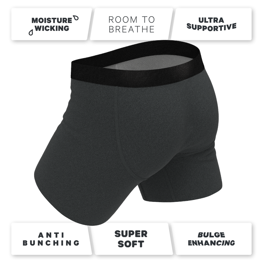The Basalt | Heather Charcoal Ball Hammock® Pouch Underwear