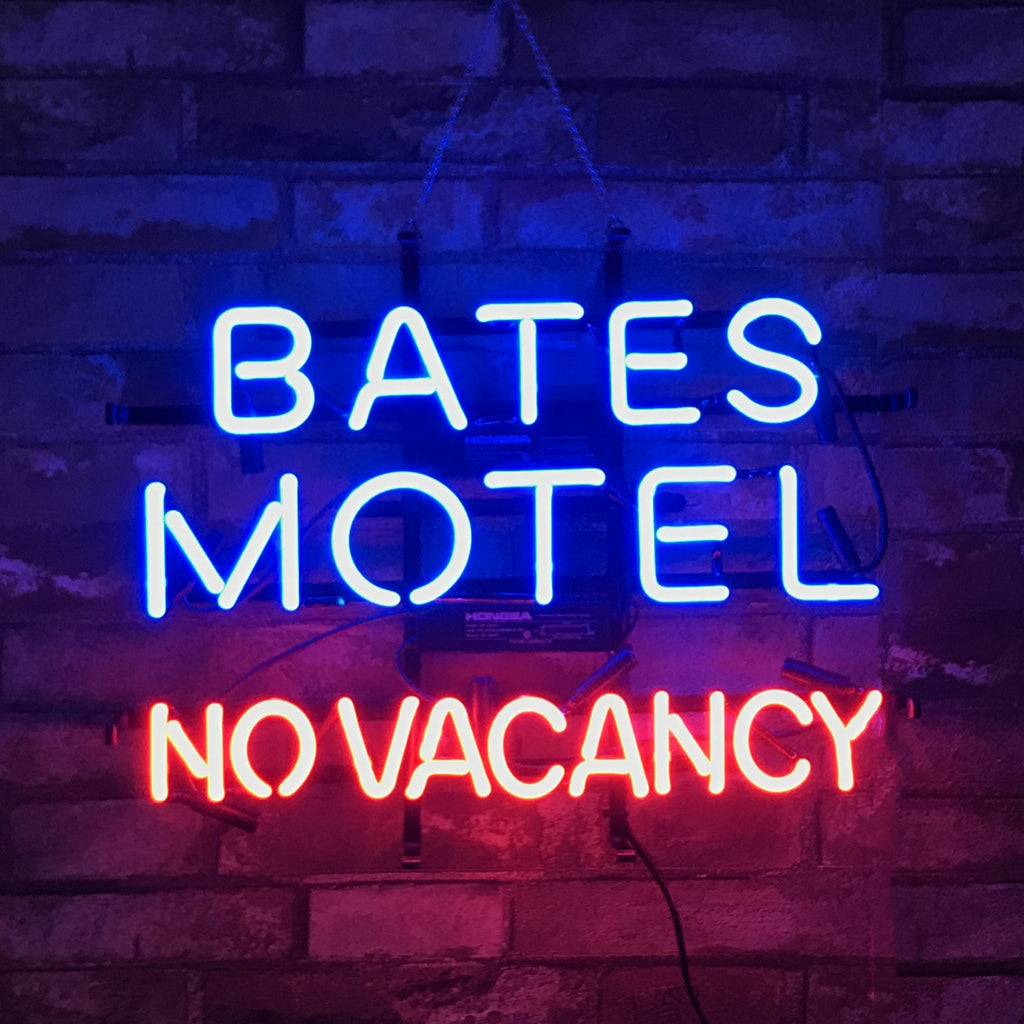 Bates Motel No Vacancy Neon Signs