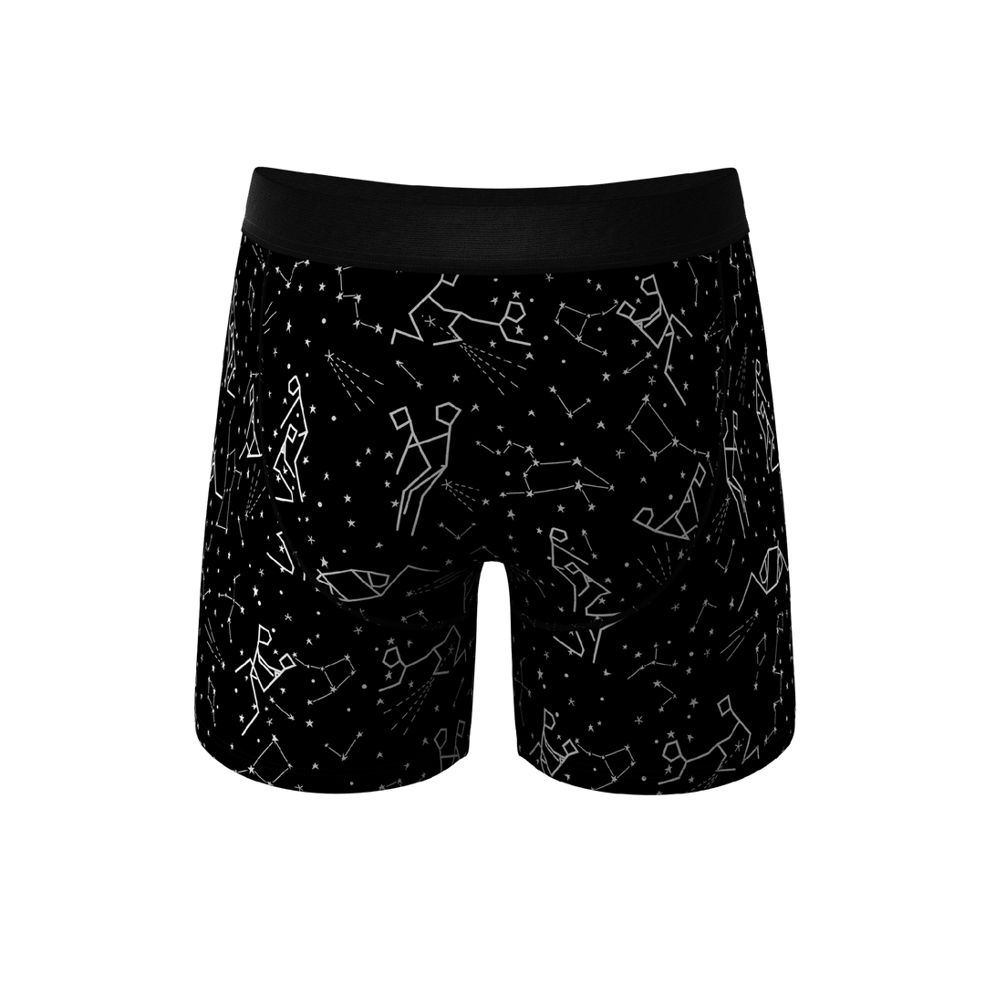 The Big Bang | Glow In The Dark Constellation Ball Hammock® Pouch Underwear With Fly