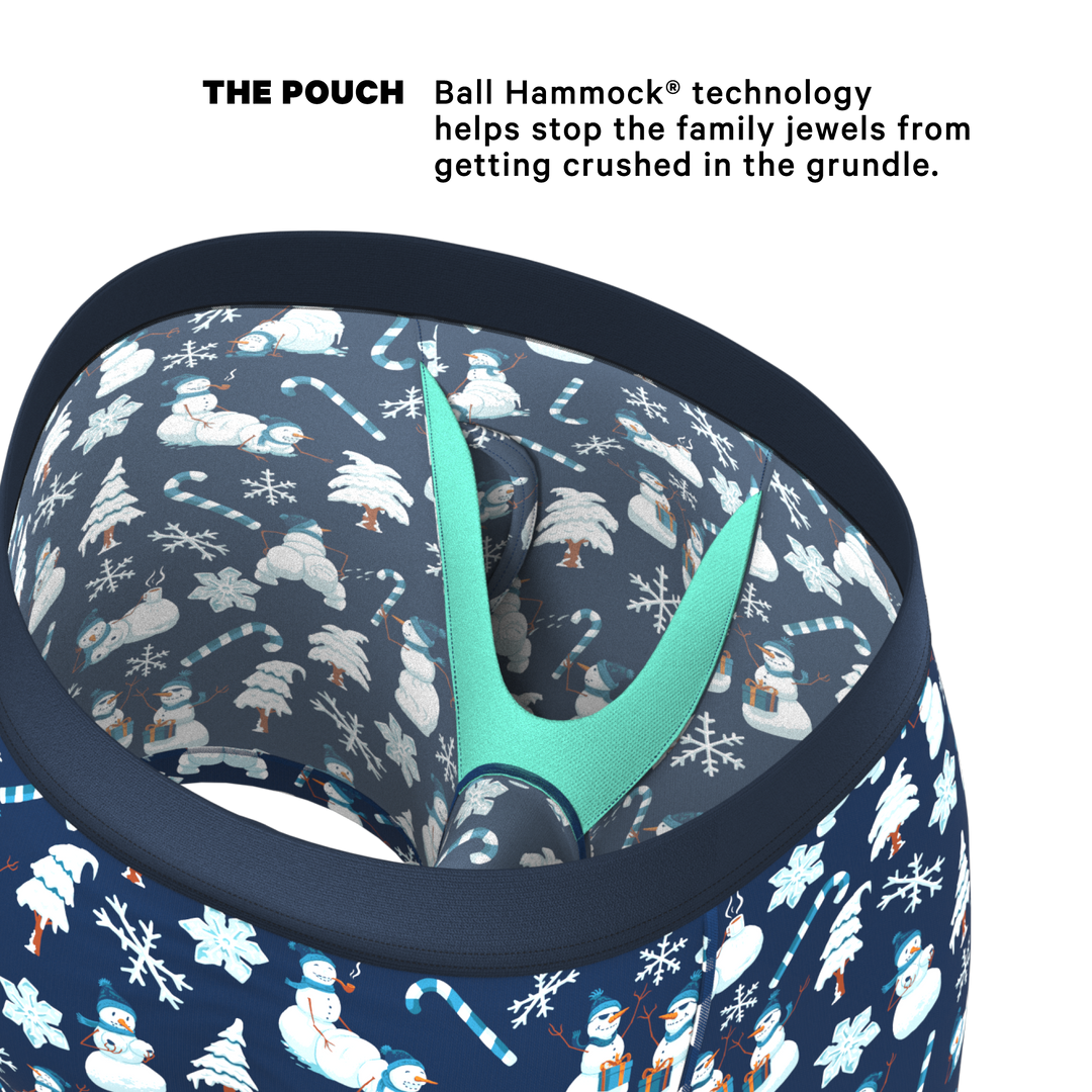 The Big Blizzard | Naughty Snowmen Ball Hammock® Pouch Underwear With Fly