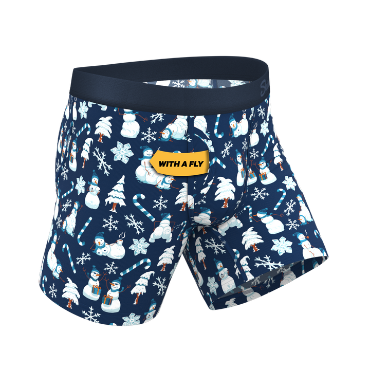 The Big Blizzard | Naughty Snowmen Ball Hammock® Pouch Underwear With Fly