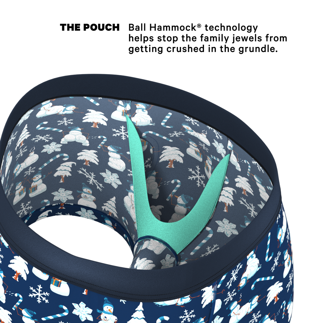 The Big Blizzard | Naughty Snowmen Ball Hammock® Pouch Trunks Underwear