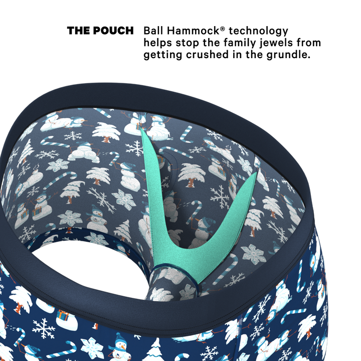 The Big Blizzard | Naughty Snowmen Ball Hammock® Pouch Trunks Underwear