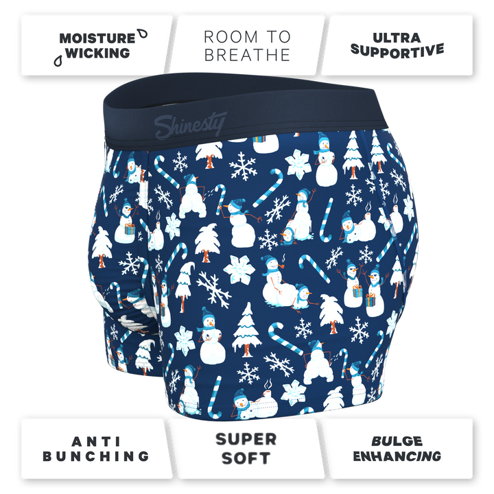 The Big Blizzard | Naughty Snowmen Ball Hammock® Pouch Trunks Underwear