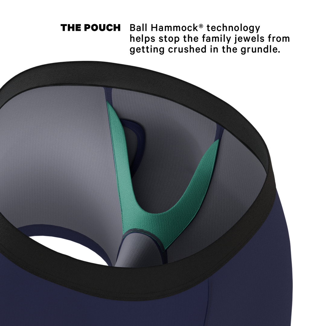 The Big Blue | Navy Ball Hammock® Pouch Underwear With Fly