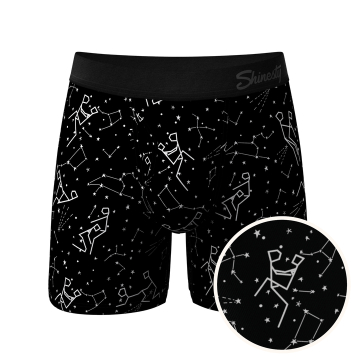 The Big Bang | Glow In The Dark Constellation Ball Hammock® Magnum Big Pouch Underwear