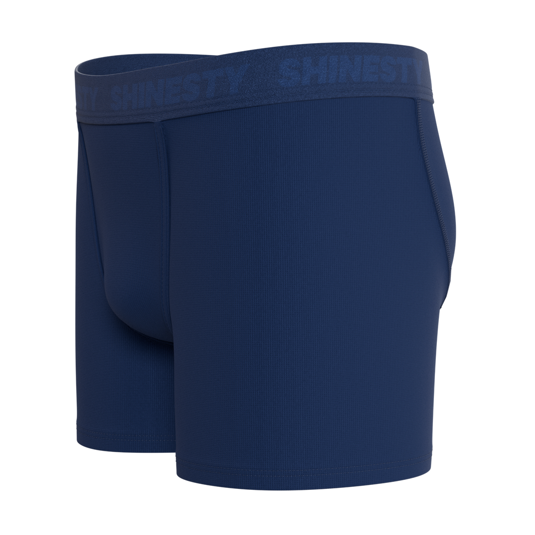 The Bloom Moon | Tonal Navy Boy's Boxer Briefs