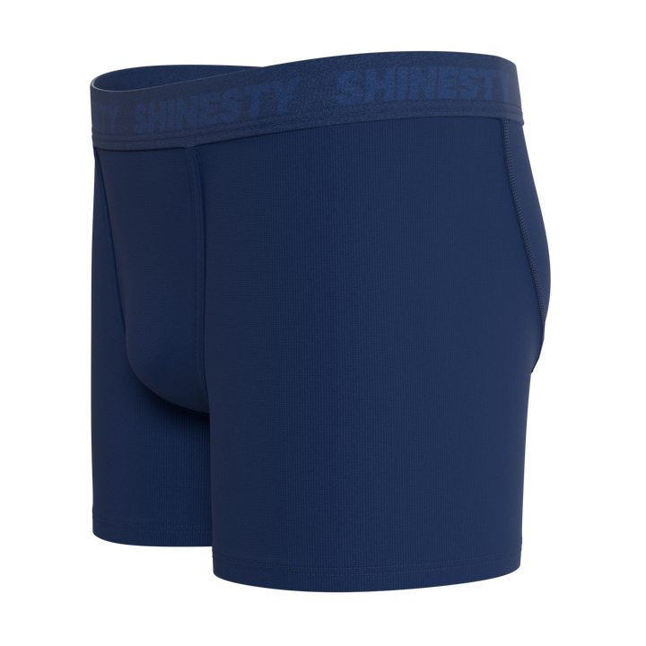 The Bloom Moon | Tonal Navy Boy's Boxer Briefs