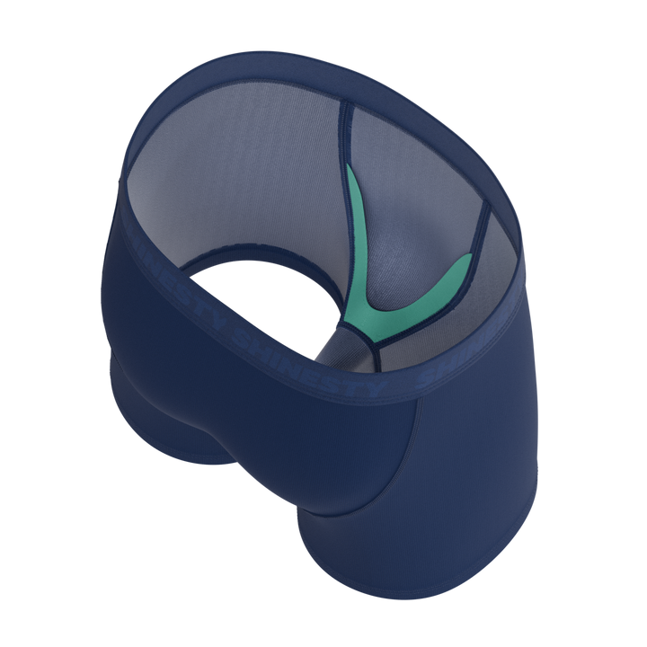 The Bloom Moon | Tonal Navy Boy's Boxer Briefs