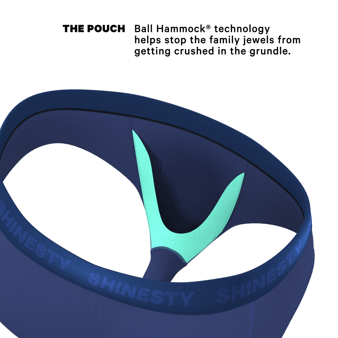 The Bloom Moon | Tonal Navy Ball Hammock® Pouch Underwear Briefs