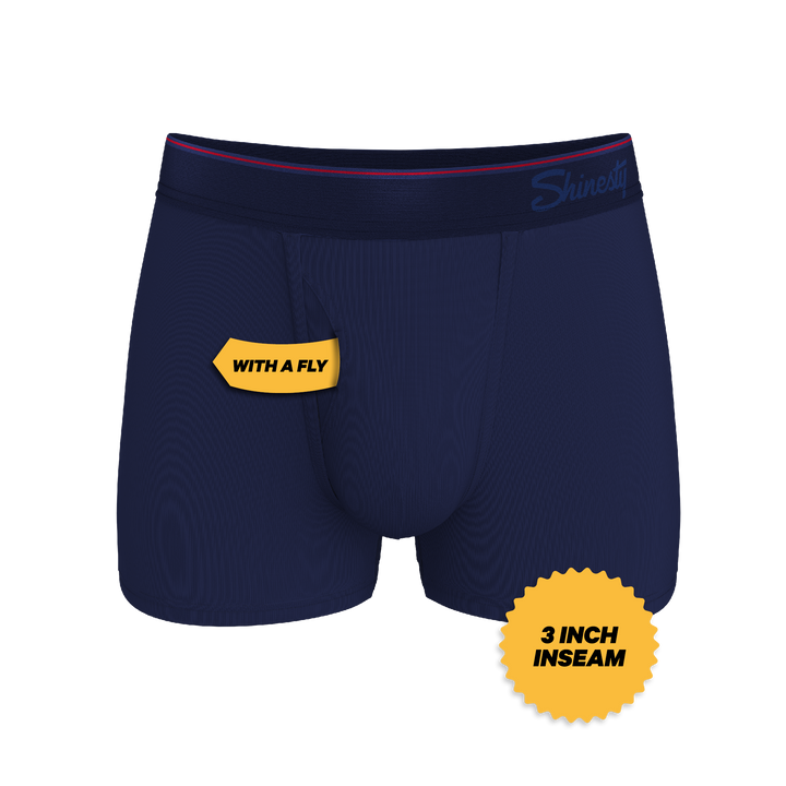 The Blueberry Pie | Red Tip Navy Ball Hammock® Pouch Trunks Underwear