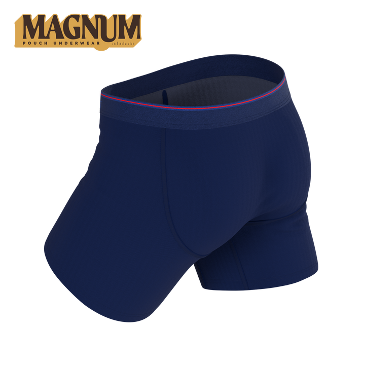The Blueberry Pie | Red Tip Navy Ball Hammock® Magnum Big Pouch Underwear