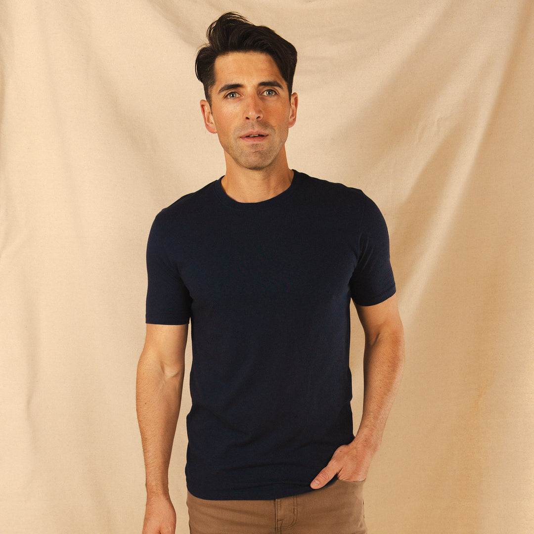 The Blues Singer | Deep Navy Everyman™ T Shirt