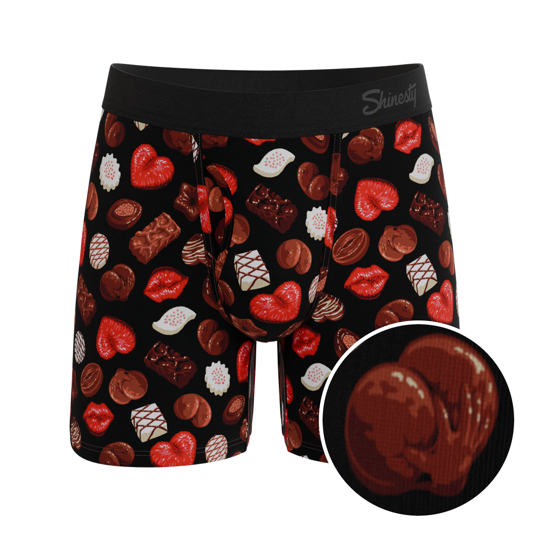 The Bonbons | Naughty Chocolate Ball Hammock® Pouch Underwear With Fly