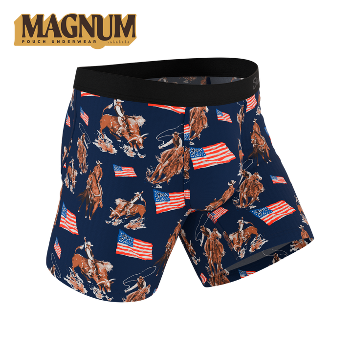 The Bootstraps & Chaps | Americana Cowboy Ball Hammock® Magnum Big Pouch Underwear