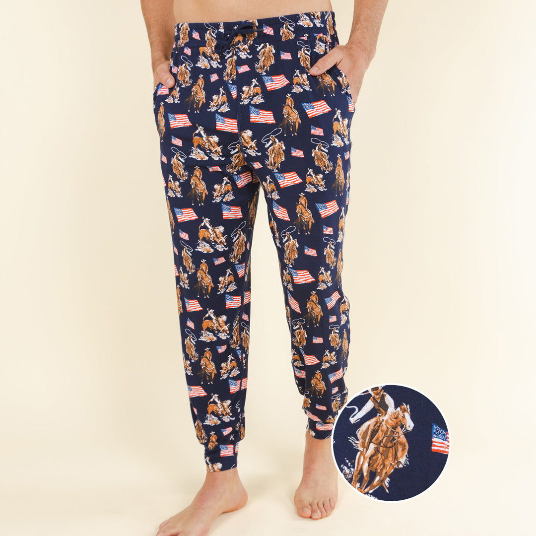 The Bootstraps & Chaps | Americana Cowboy SleepDeep™ Men’s Pajama Joggers