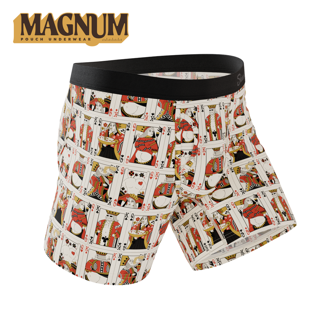 The Bottomless Blackjack | Vintage Playing Cards Ball Hammock® Magnum Big Pouch Underwear