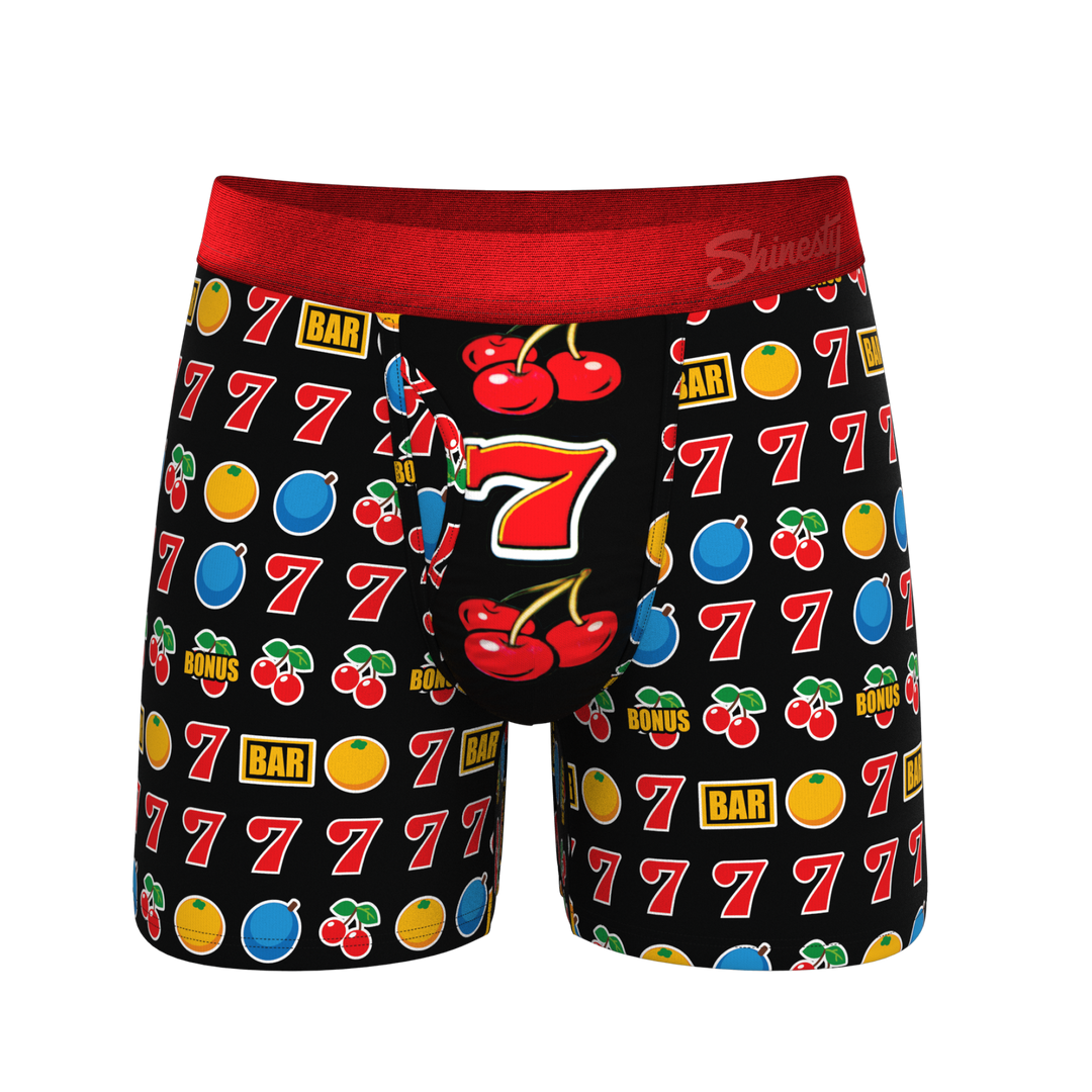The Apex Jackpot | Slot Machine Ball Hammock® Pouch Underwear With Fly