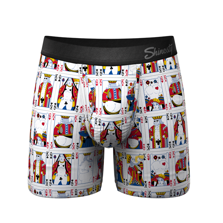 The Strip Poker | Playing Cards Ball Hammock® Pouch Underwear With Fly