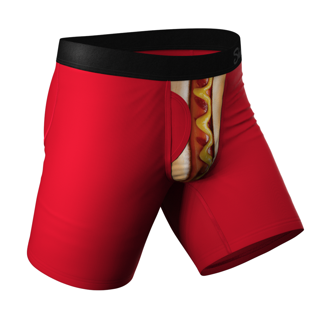 The Coney Islands | Hot Dog Long Leg Ball Hammock® Pouch Underwear With Fly