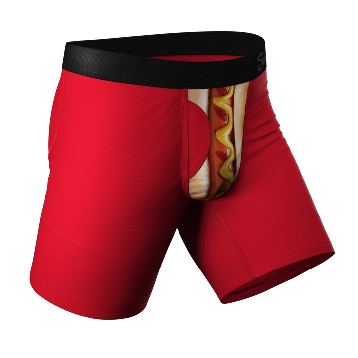The Coney Islands | Hot Dog Long Leg Ball Hammock® Pouch Underwear With Fly