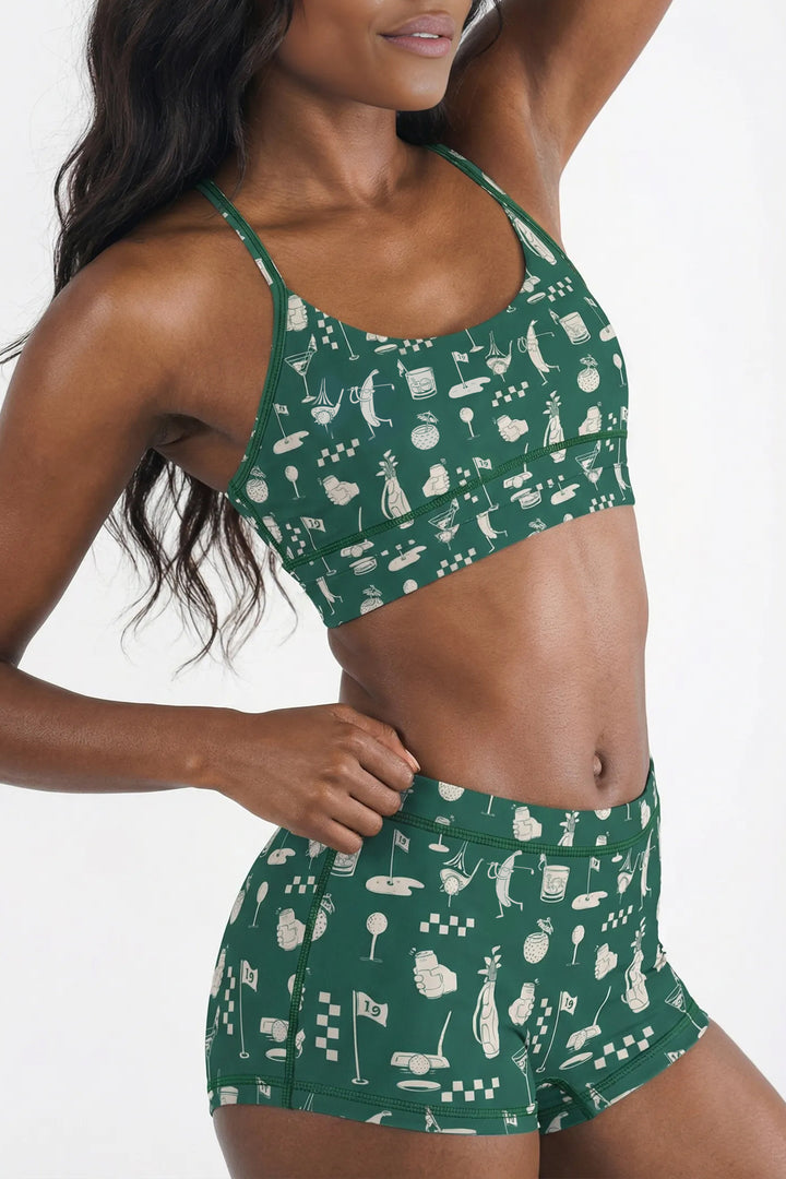 The Mulligan | Green Golf Modal Boyshort Underwear
