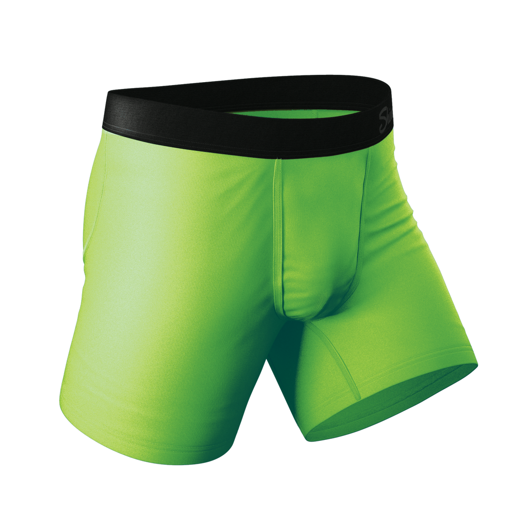 The Supernova | Bright Green Ball Hammock® Pouch Underwear