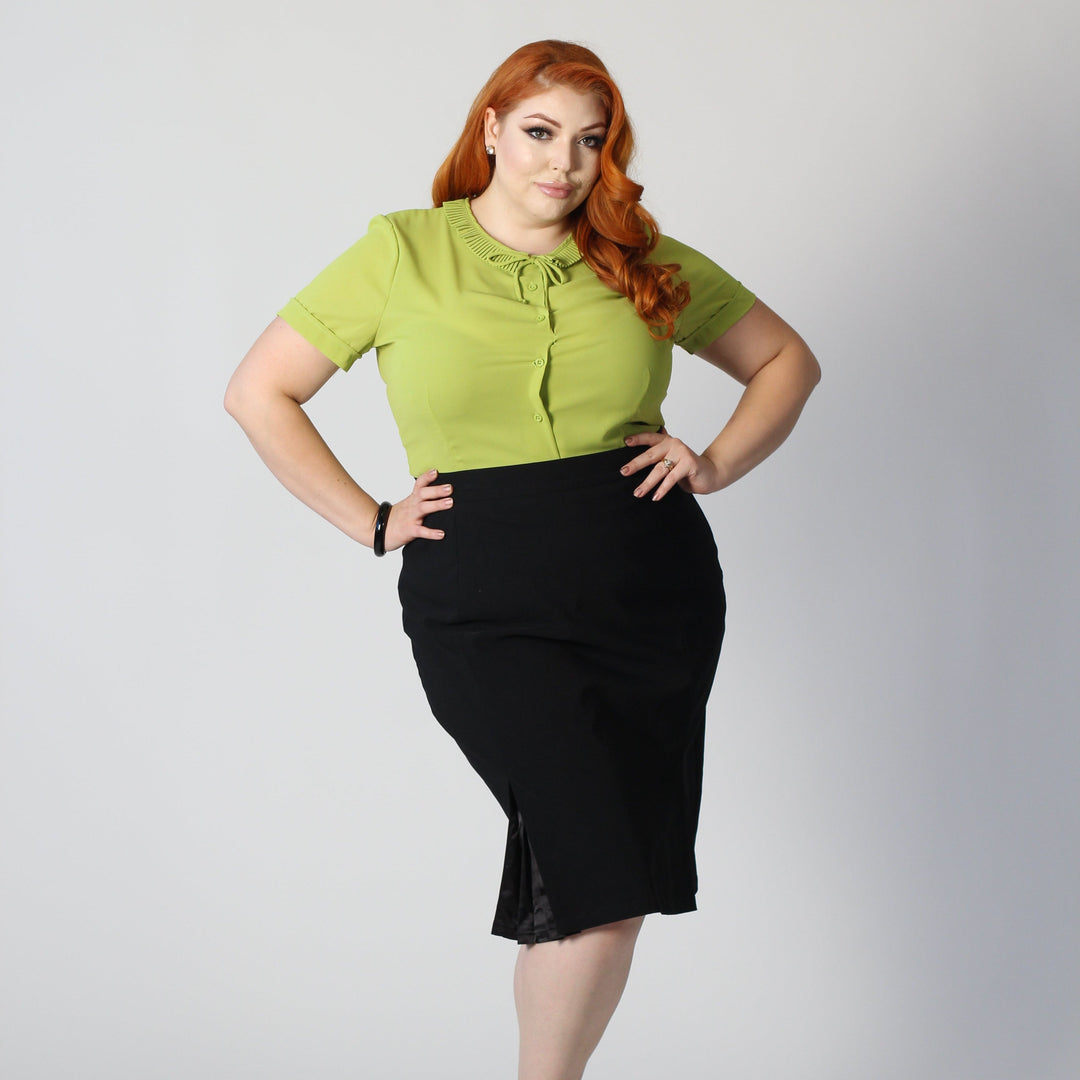 Brooklyn Pencil Skirt in Black