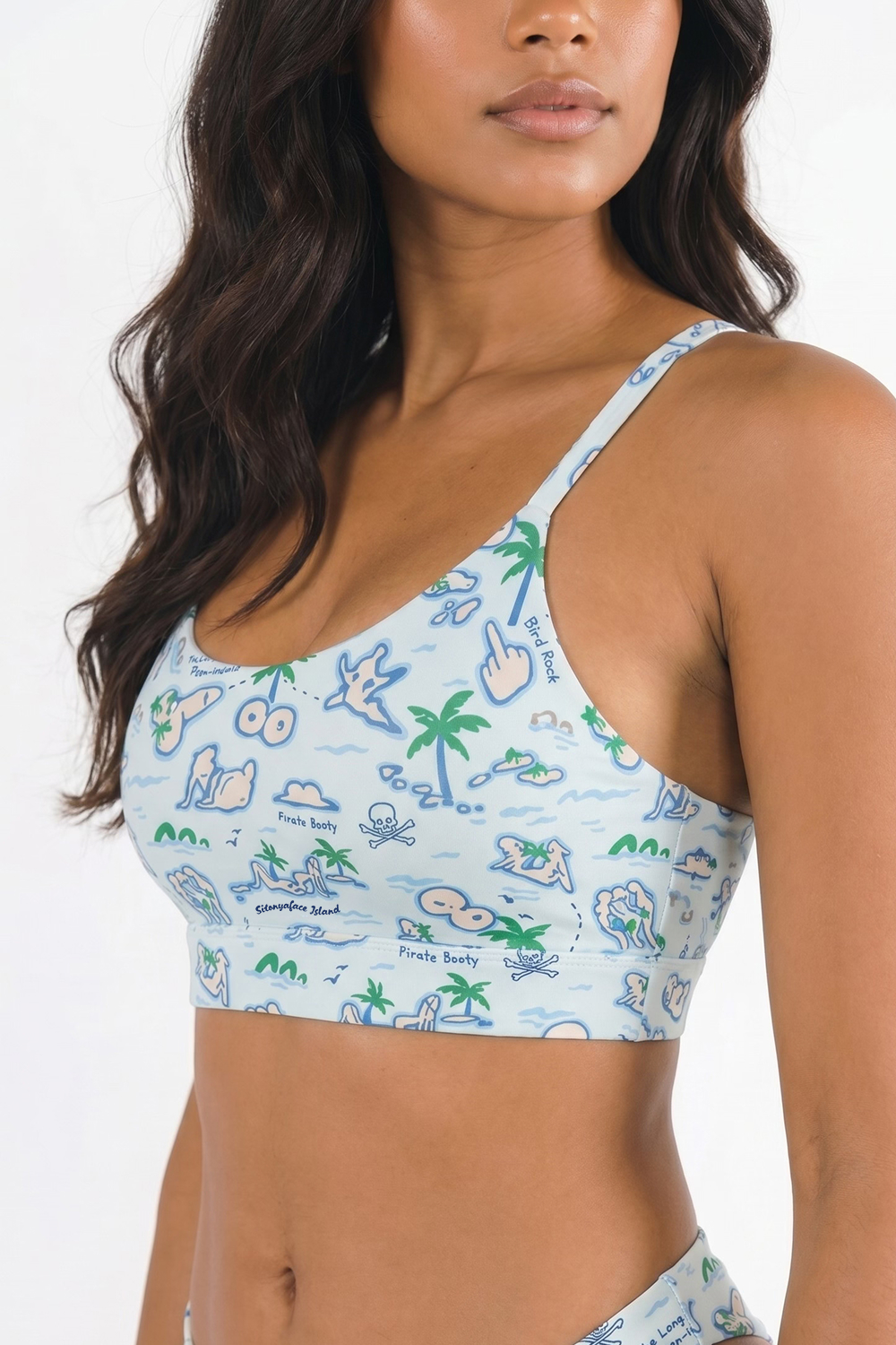 The Pirate's Booty | Naughty Map Boob Hammock™ Scoop Bralette