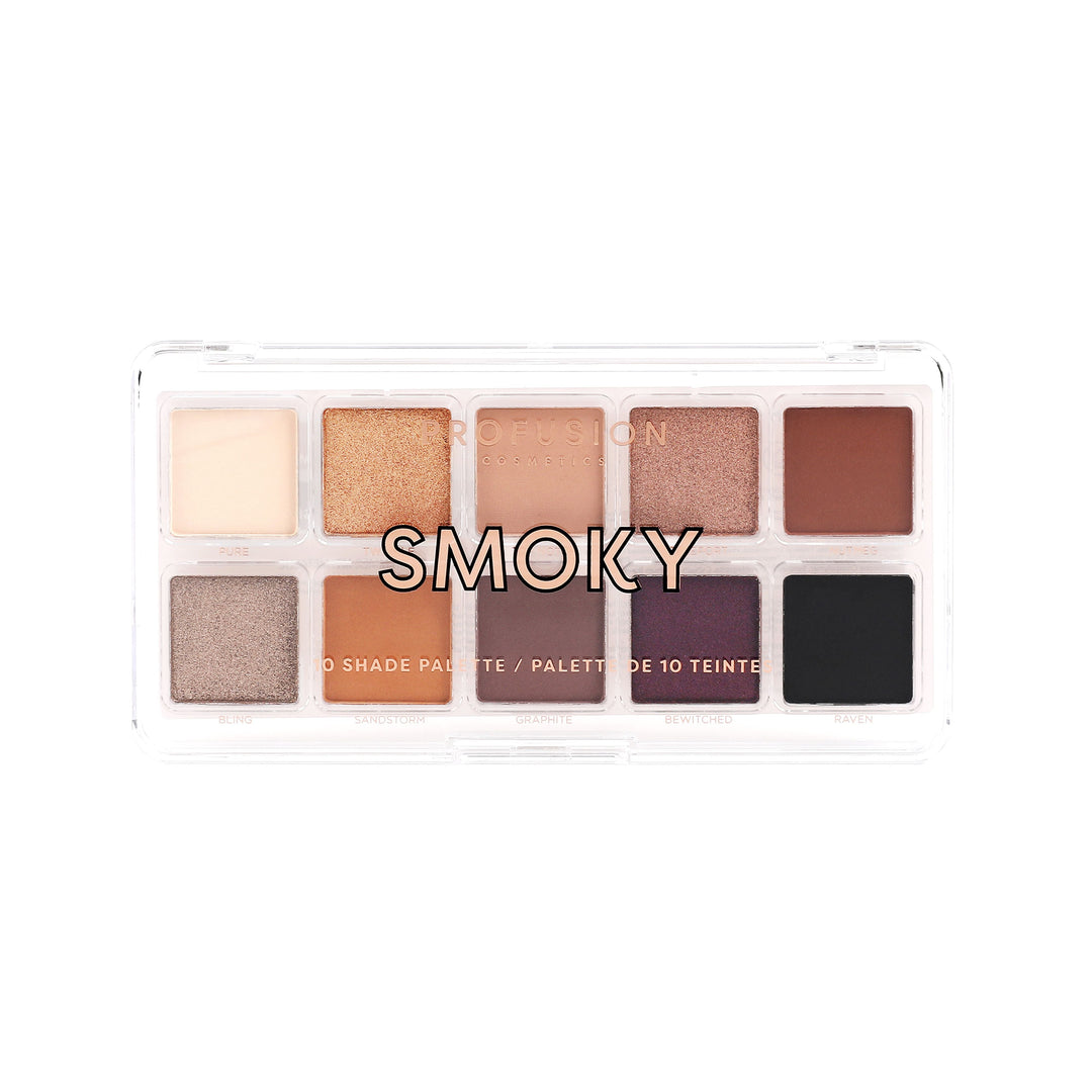 Essentials 10 Shade Palette – Smoky