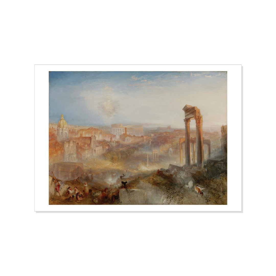 Turner - Modern Rome - Campo Vaccino - Postcard