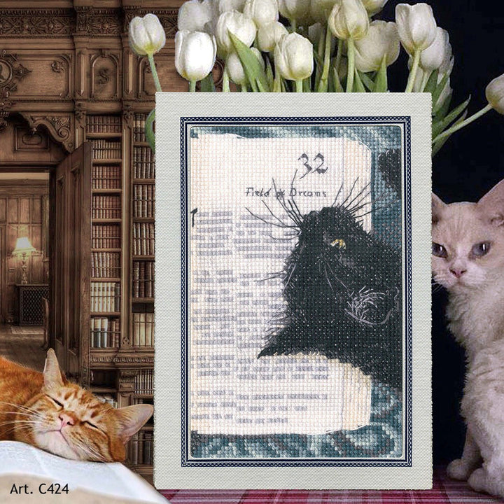 Silence in the library C424 Counted Cross Stitch Kit