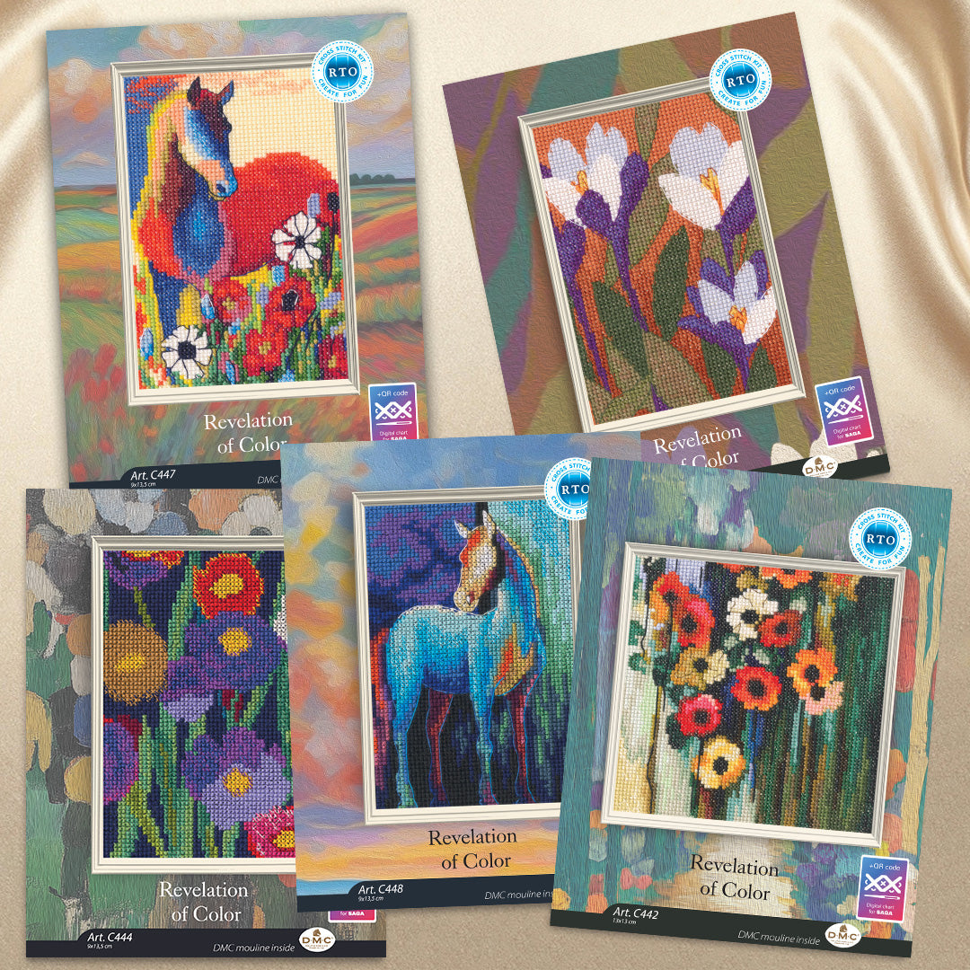 Revelation of Color Counted Cross Stitch Kit by RTO C448
