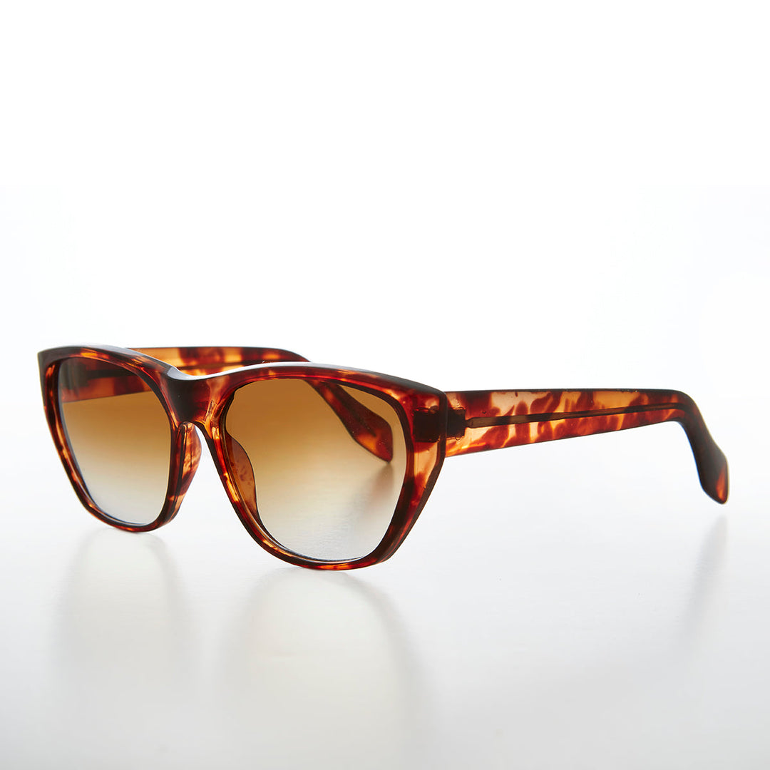 Angular Rectangle Unisex Vintage Sunglass - Carol