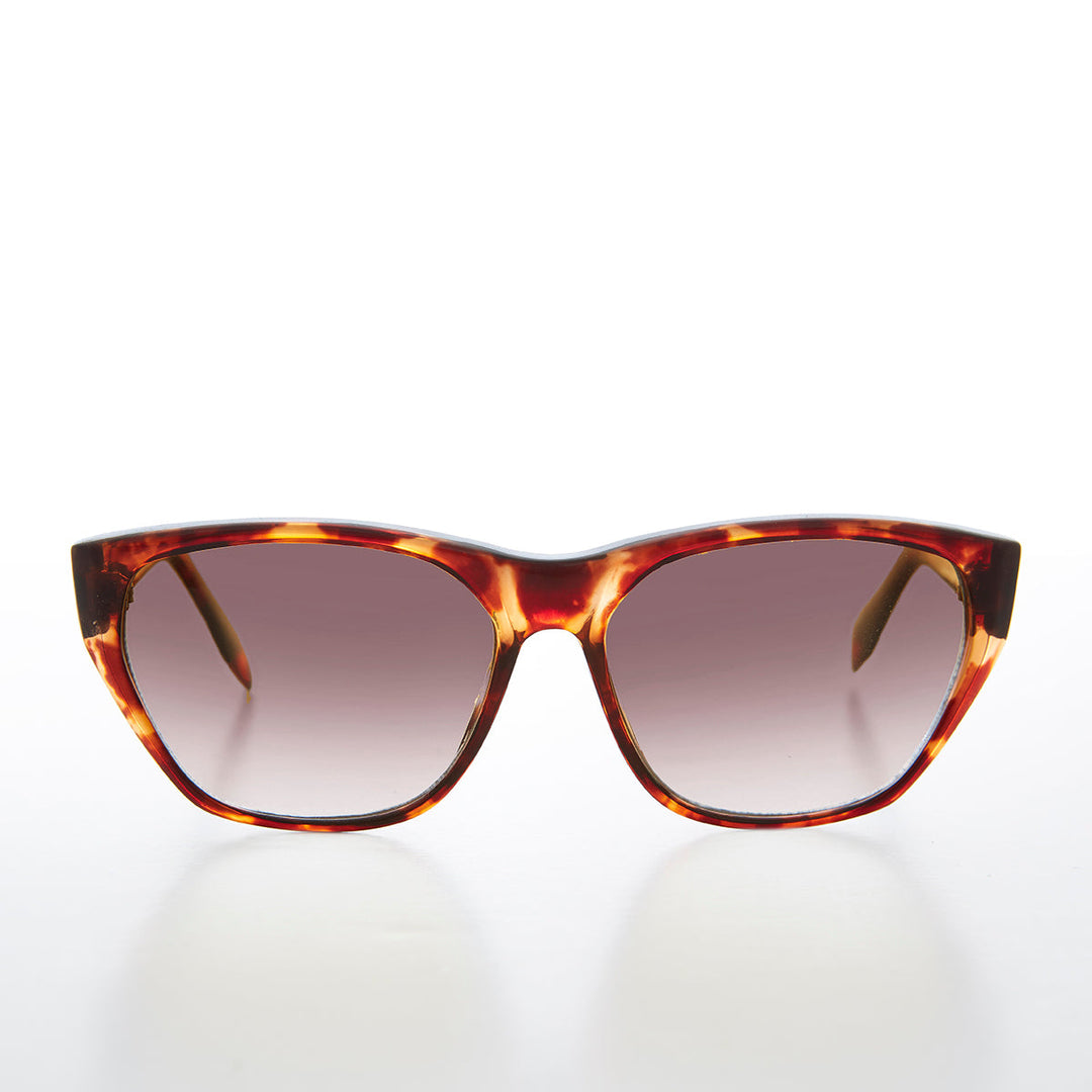 Angular Rectangle Unisex Vintage Sunglass - Carol