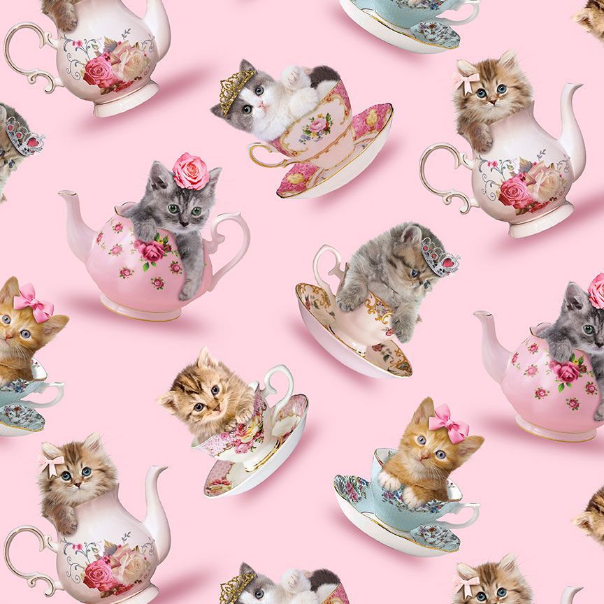 Teacup Cats Vintage Dress