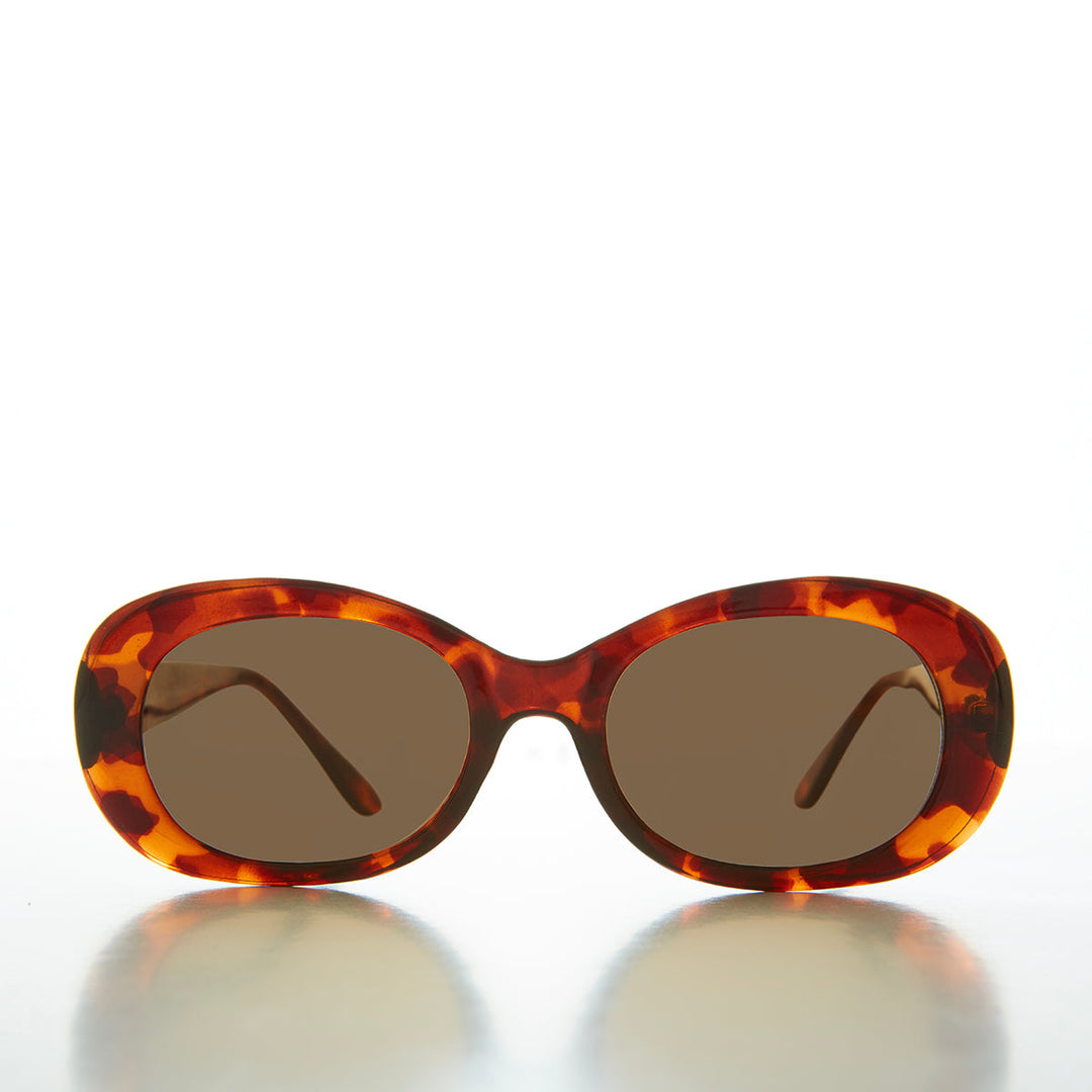 Oval Mod Sunglasses Vintage 90s - Cava