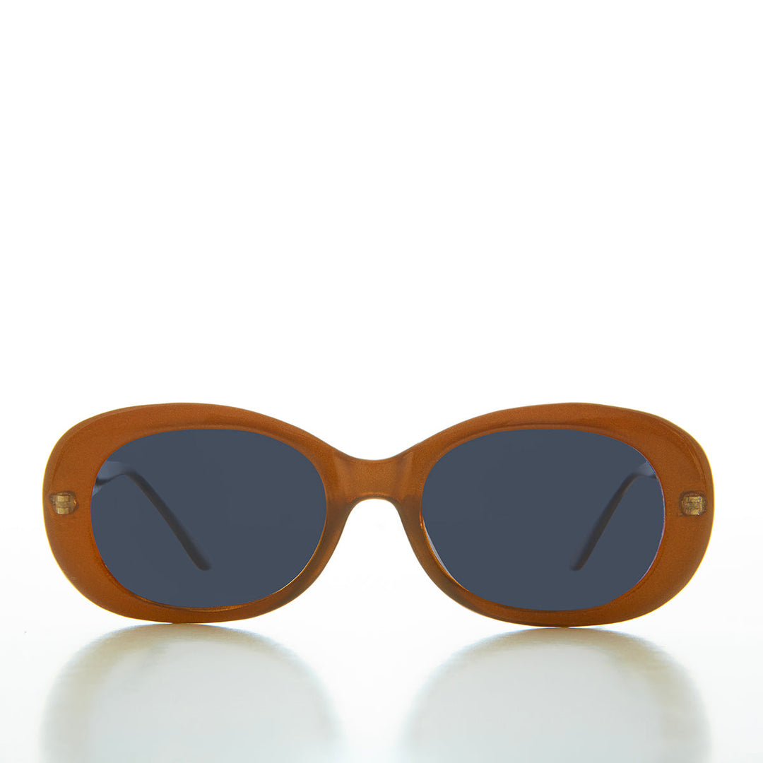 Oval Mod Sunglasses Vintage 90s - Cava