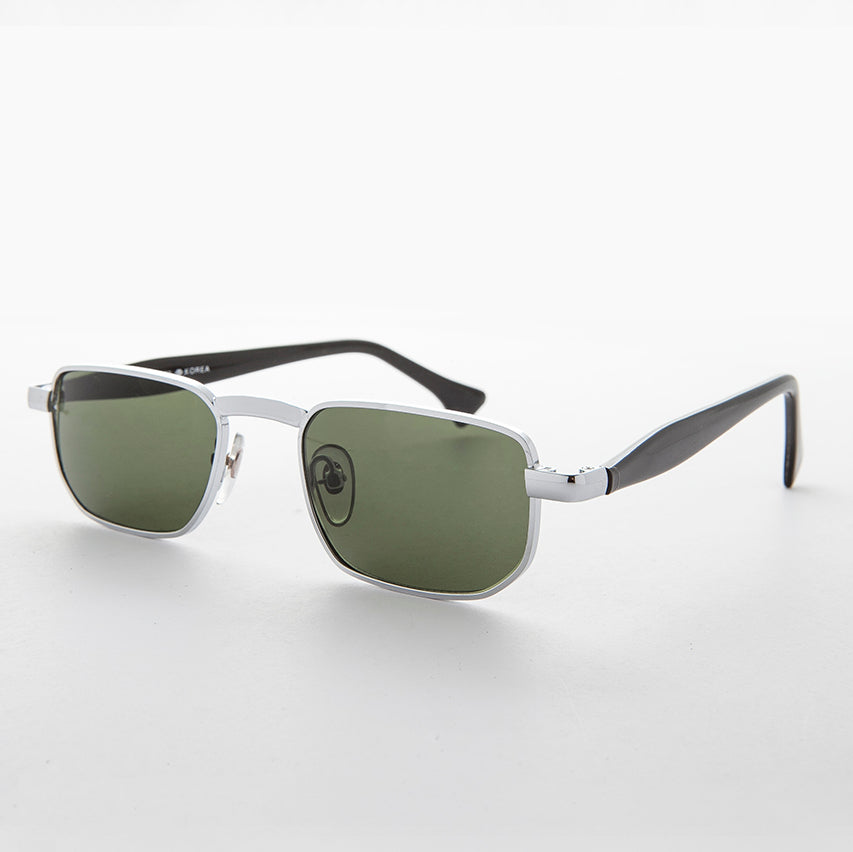 Narrow Rectangular 90s Vintage Sunglass - Clint