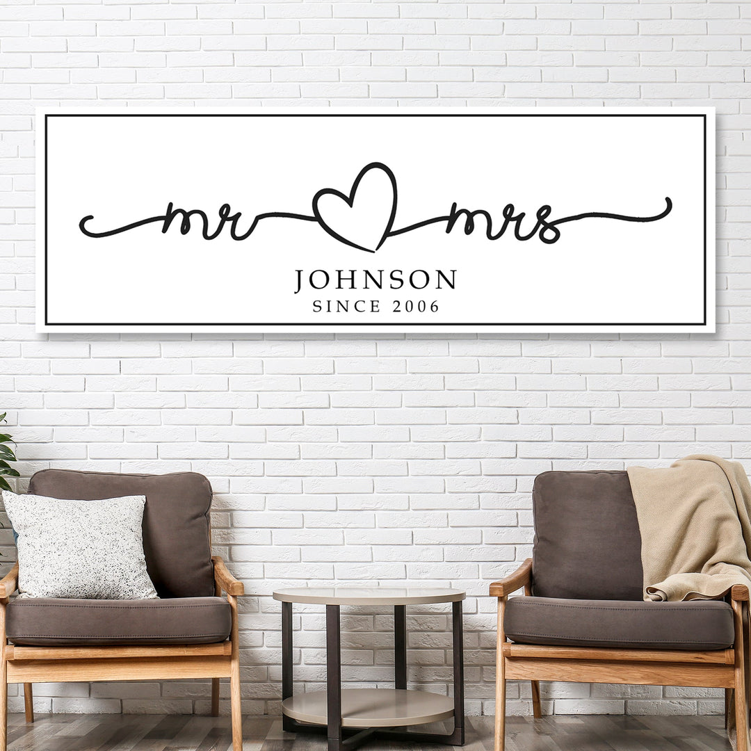 Mr. And Mrs. Sign