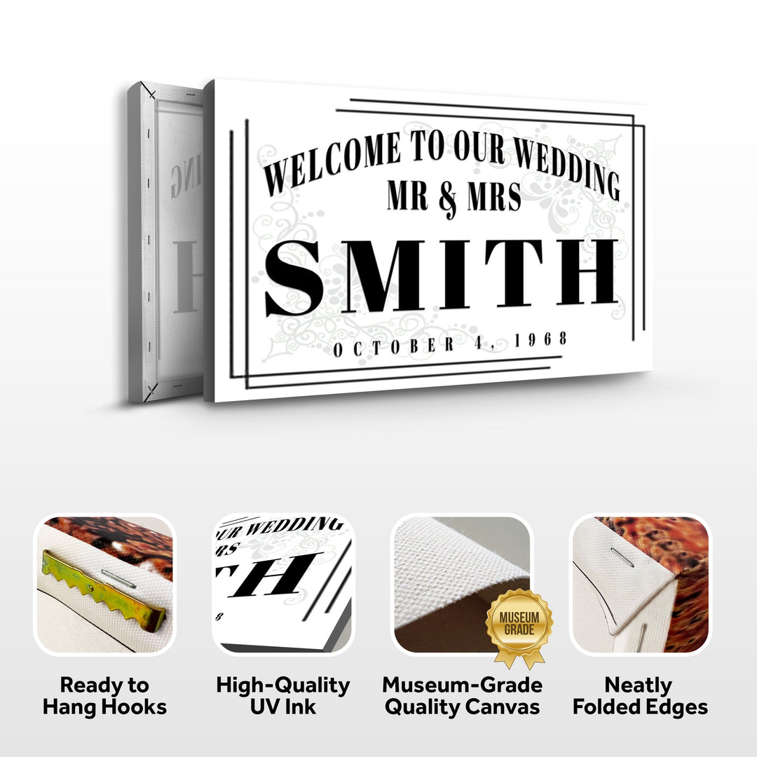 Welcome To Our Wedding Sign III