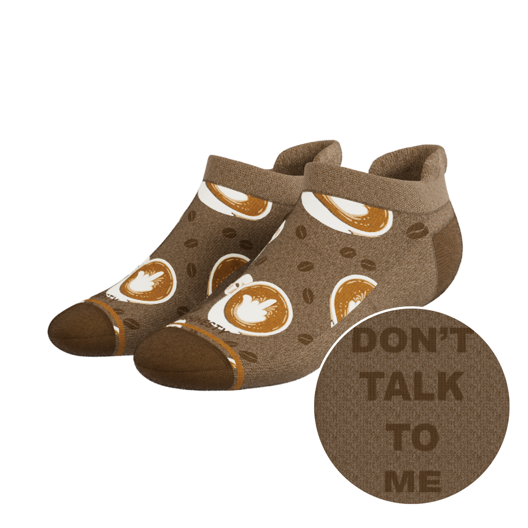 The Caf-fiend | Coffee Heel Hammock™ Ankle Socks
