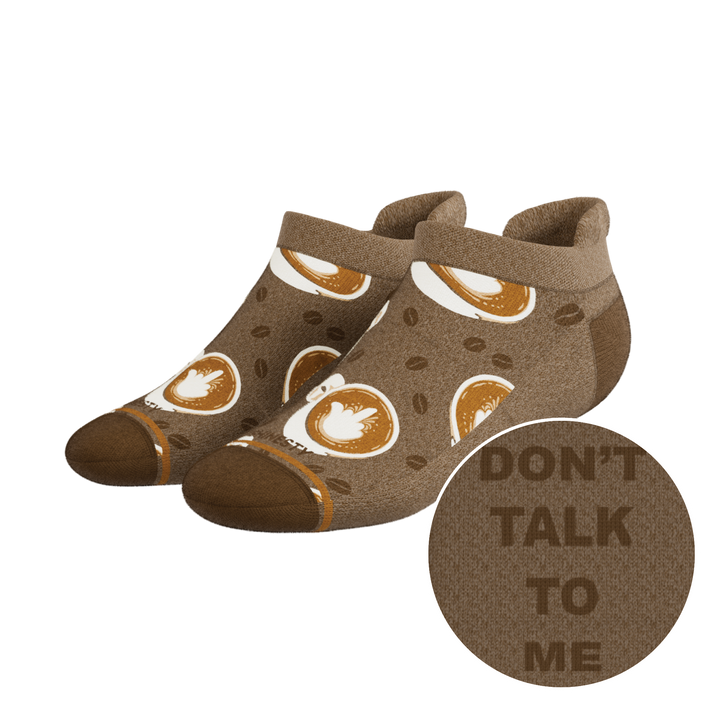 The Caf-fiend | Coffee Heel Hammock™ Ankle Socks