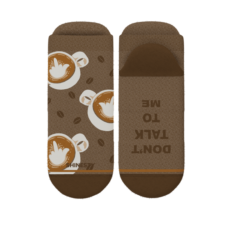 The Caf-fiend | Coffee Heel Hammock™ Ankle Socks