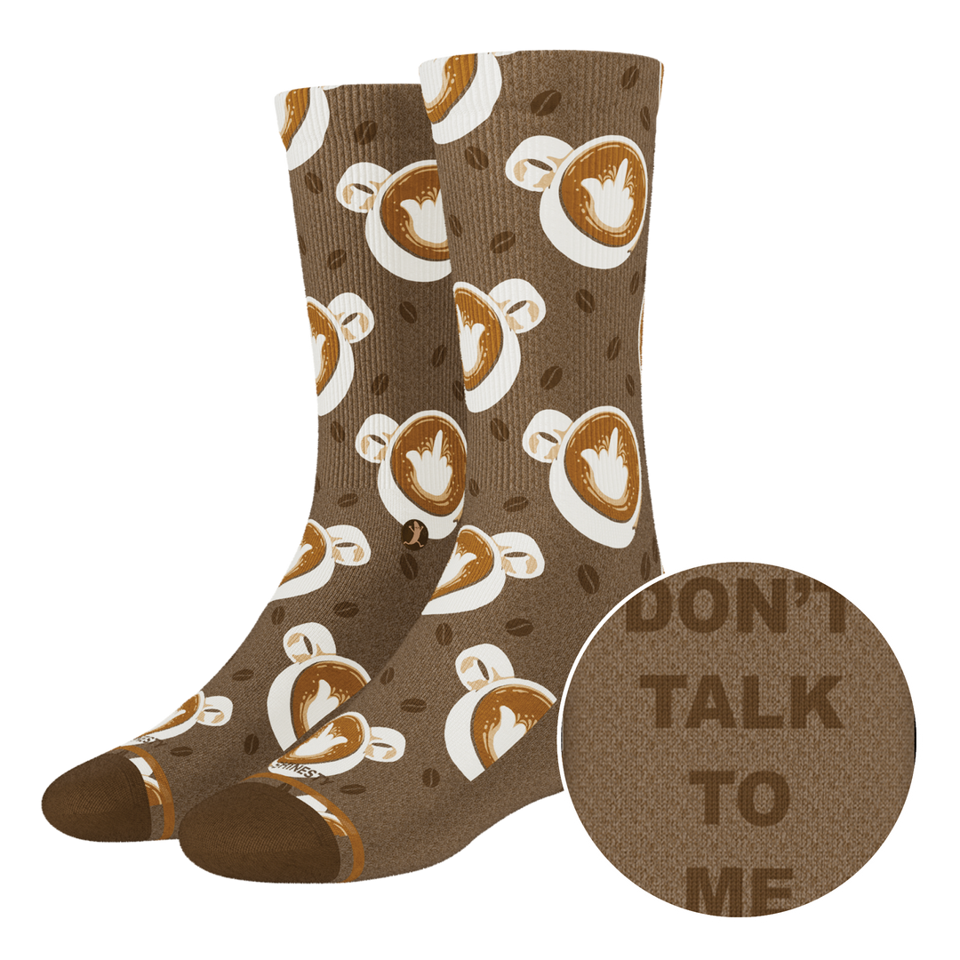 The Caf-fiend | Coffee Heel Hammock™ Crew Socks