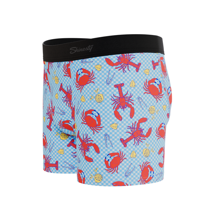 The Cajun Cookout | Summer Crabs Boy's Boxer Briefs
