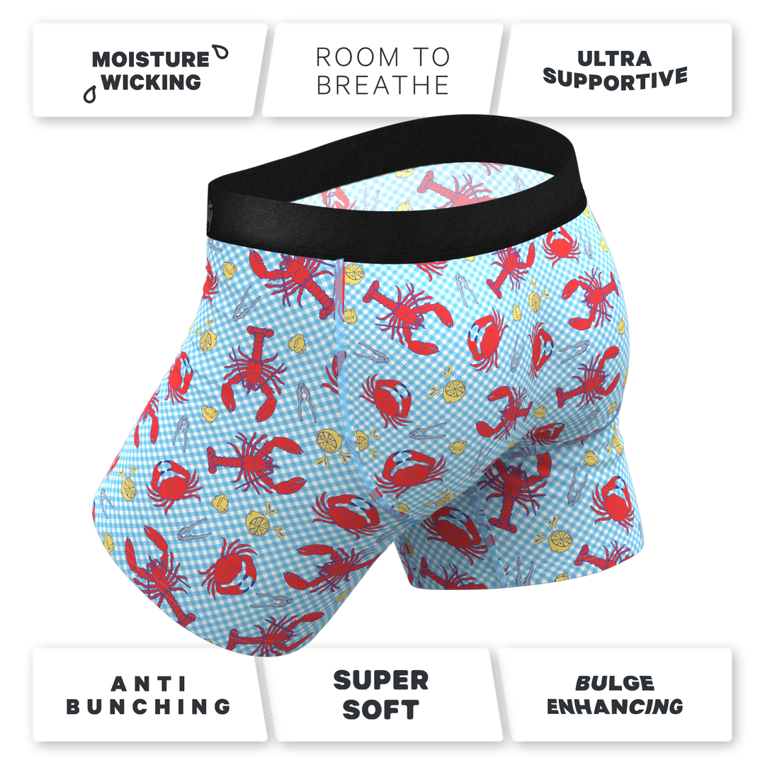 The Cajun Cookout | Summer Crabs Ball Hammock® Pouch Underwear