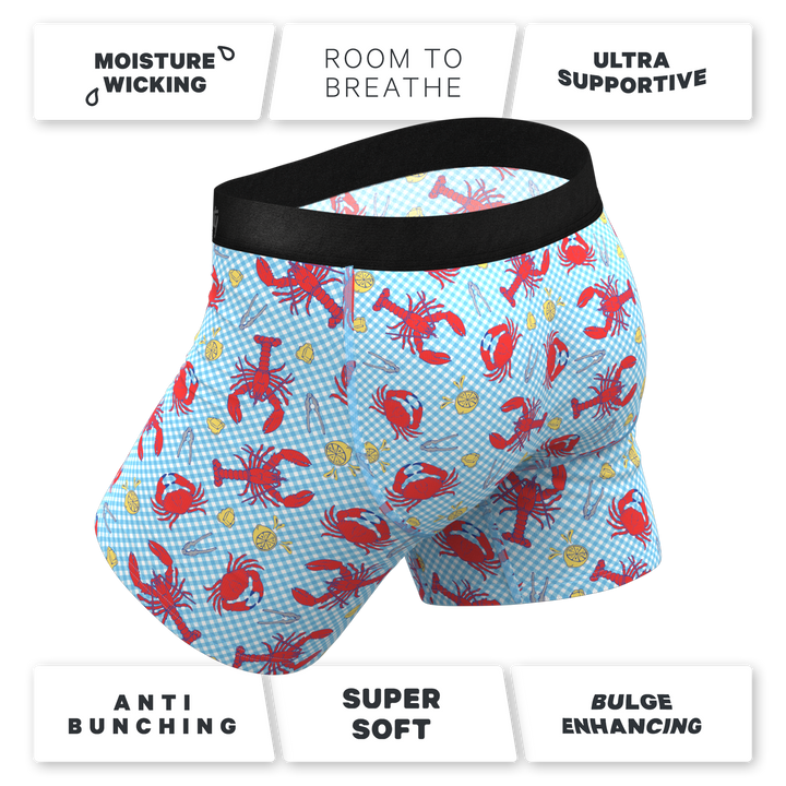 The Cajun Cookout | Summer Crabs Ball Hammock® Pouch Underwear