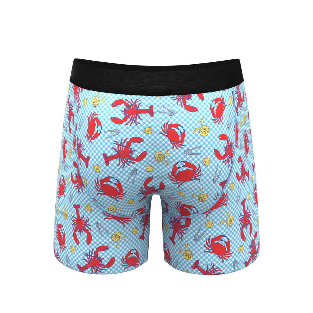 The Cajun Cookout | Summer Crabs Ball Hammock® Pouch Underwear